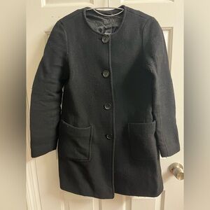 Uniqlo Women's Black Pea Coat